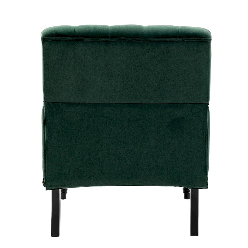 Fauteuil club capitonné de style transitoire
