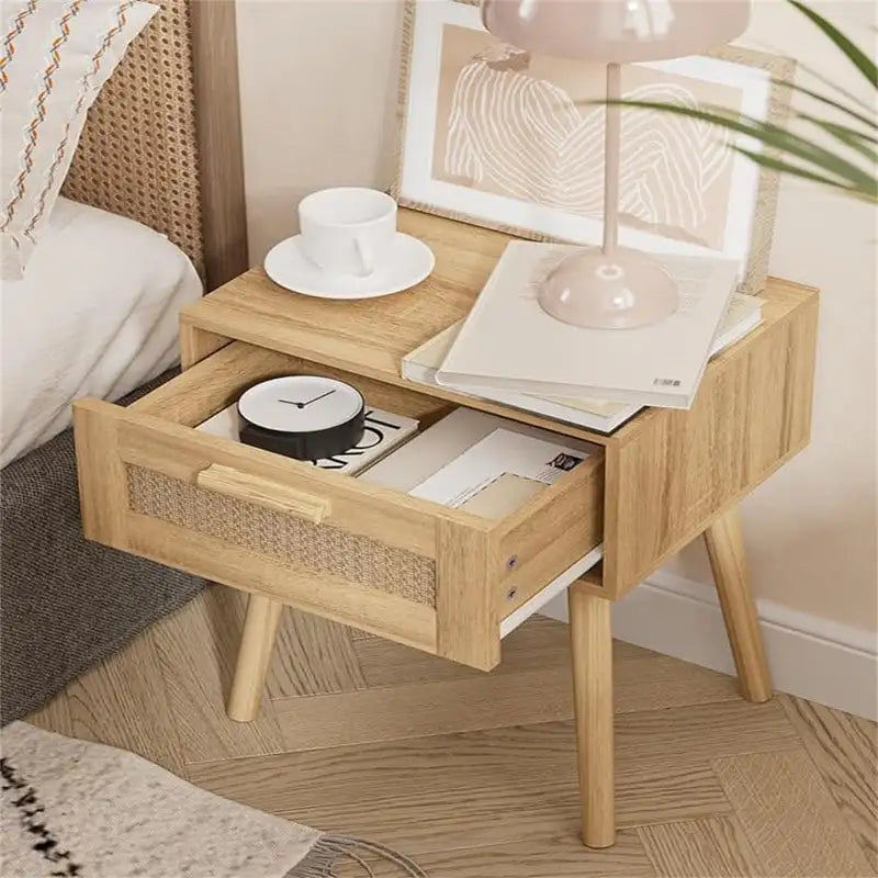 Tables de nuit en bois pour chambre à coucher