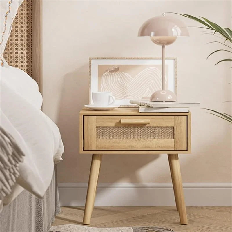Tables de nuit en bois pour chambre à coucher
