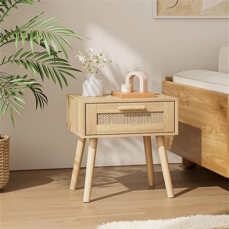 Tables de nuit en bois pour chambre à coucher