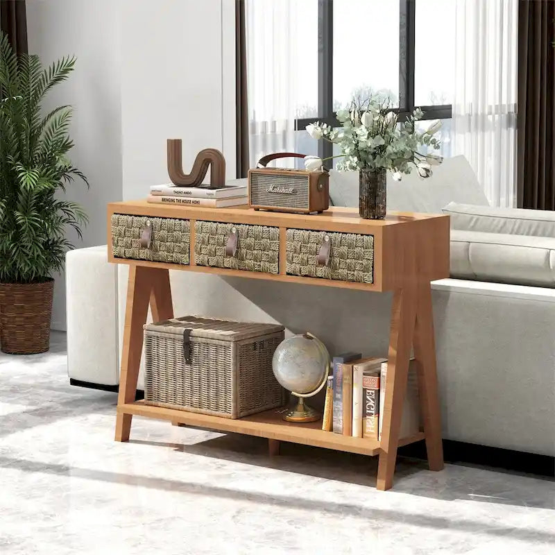 Console moderne en bois
